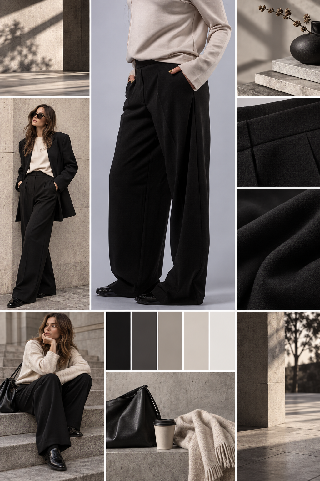 Moodboard - Inspiration für Marlenehose Francis