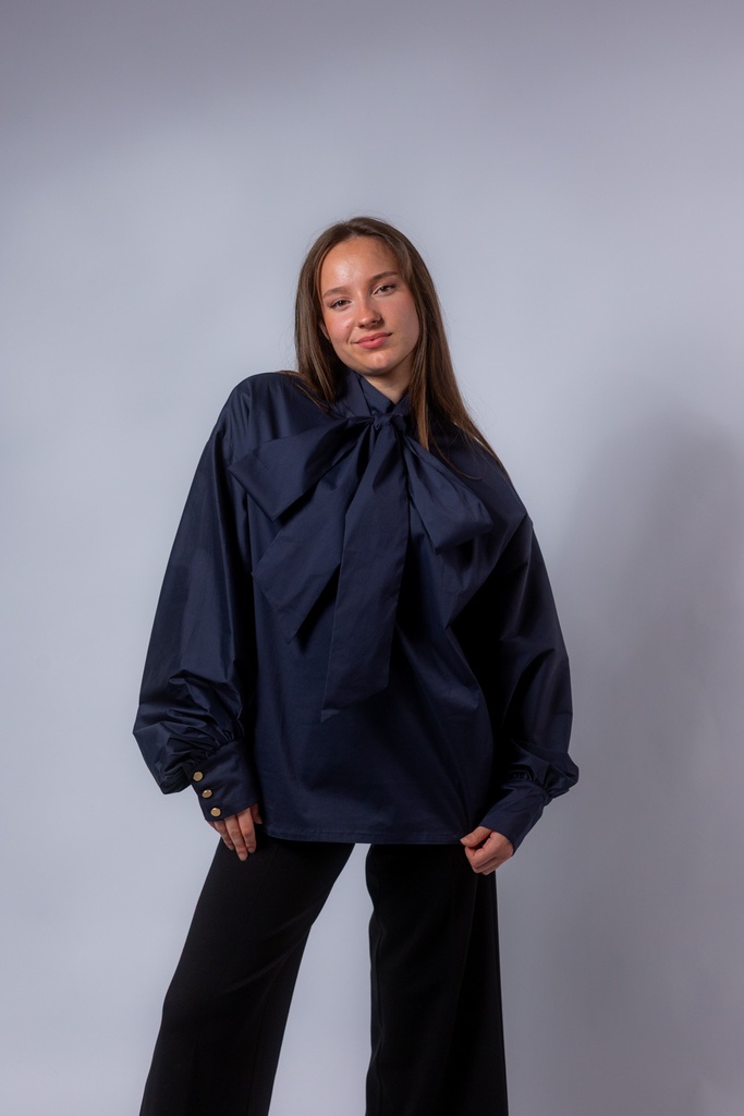 [P3524_222602_BL-S] Bluse mit Schluppe Mavea (S)