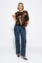 Paillettenshirt 1/2 Arm