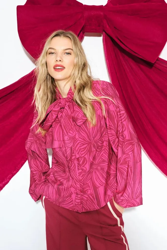 Originalprodukt - Bluse Sara mit Schluppe