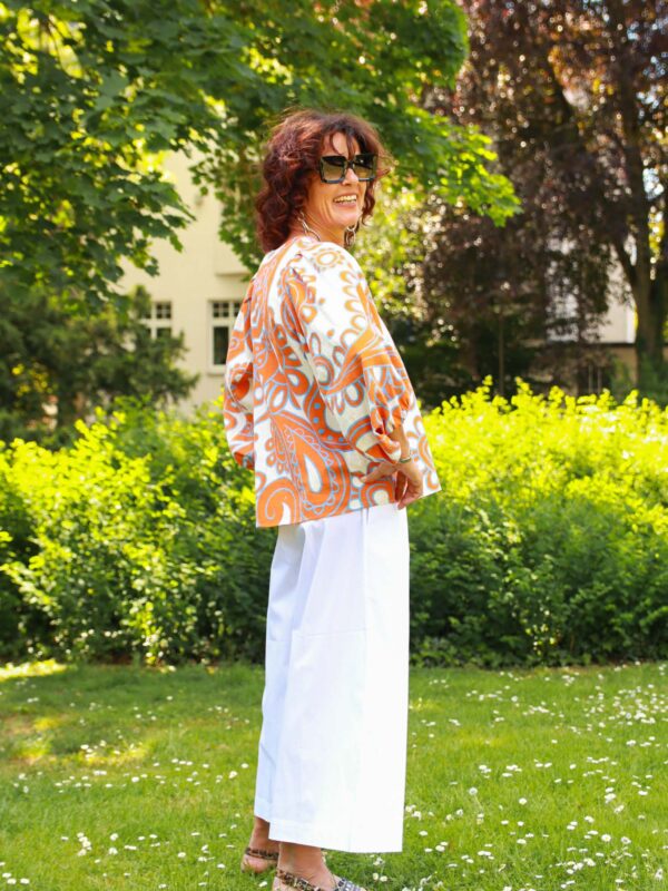 Bluse, Print – Bild 2