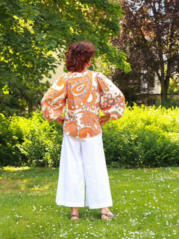 Bluse, Print – Bild 3