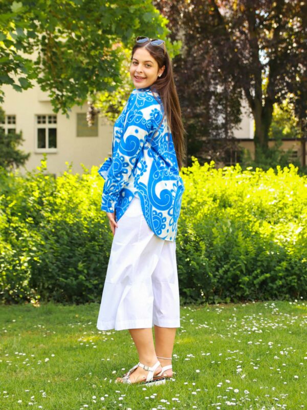 Bluse, Print – Bild 2