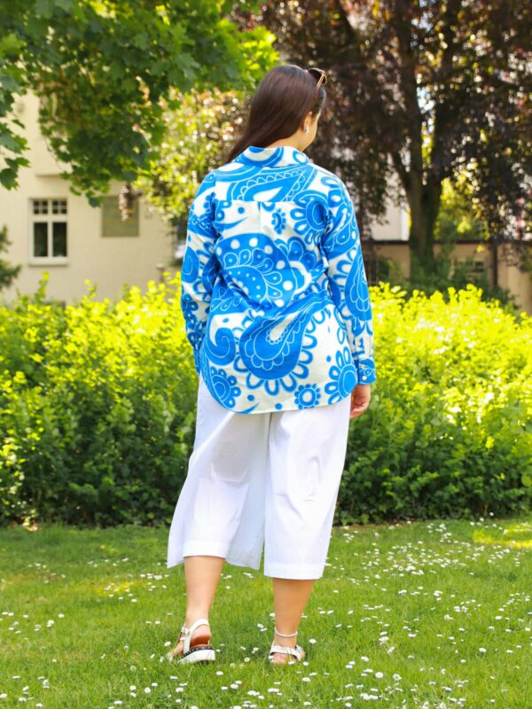 Bluse, Print – Bild 3
