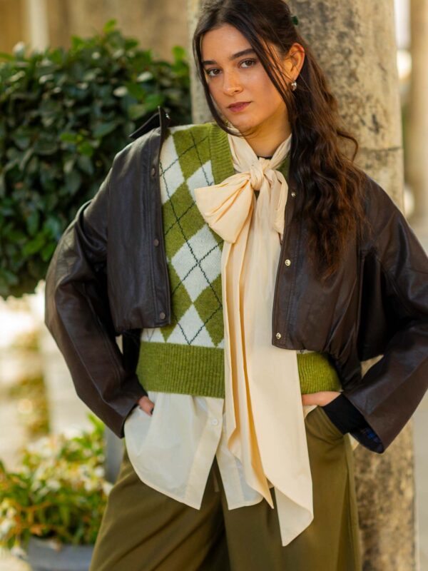 Jacke, braun