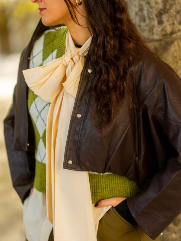 Jacke, braun – Bild 2