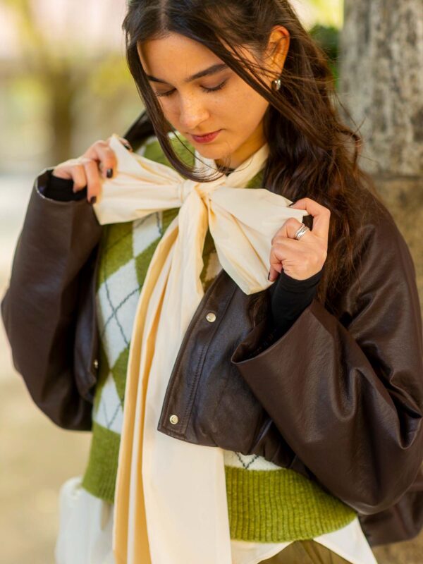 Jacke, braun – Bild 3