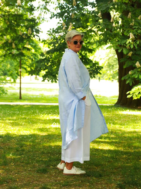 Kleid, hellblau – Bild 2