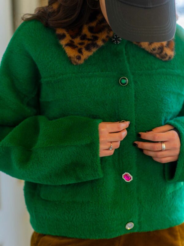 Jacke, grün – Bild 3